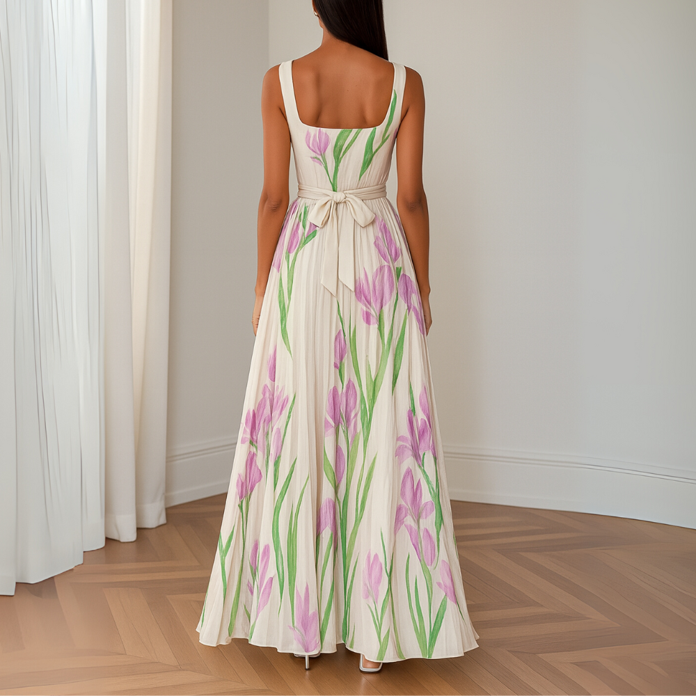 Olivia™ | Elegant kjole med blomsterprint