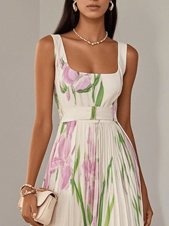 Olivia™ | Elegant kjole med blomsterprint